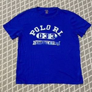 Polo, XL, blue t-shirt